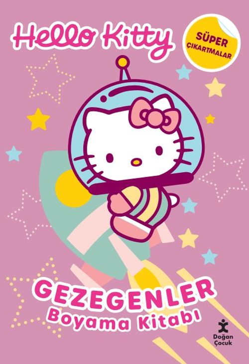 Hello Kitty Gezegenler Boyama Kitabı