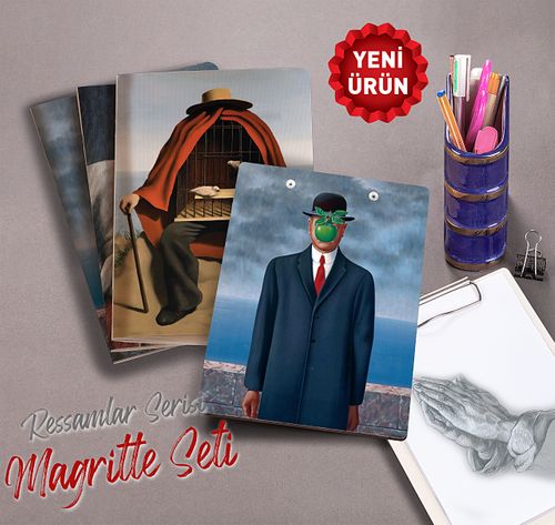 Akıl Defteri - Ressamlar Serisi Seti - René Magritte
