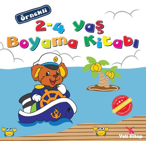 Örnekli 2-4 Yaş Boyama Kitabı