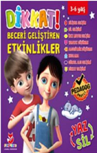 Dikkat ve Beceri Geliştiren Etkinlikler (Mor Seri )