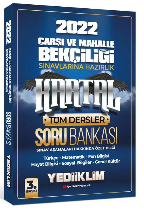 2022 Çarşı ve Mahalle Bekçiliği Sınavlarına Hazırlık Kartal Soru Bankası