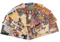 Surname Minyatür Kesitleri Ayraçları (9 Adet Ayraç)