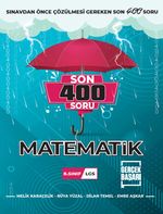 8.Sınıf Son 400 Soru Matematik Soru Bankası