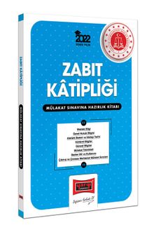 2022 Zabıt Katipliği Mülakat Sınavına Hazırlık Kitabı
