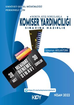 Komiser Yardımcılığına Hazırlık Mevzuat Deneme Sınavı