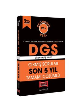 2022 DGS Ekonomik Seri Son 5 Yıl Tamamı Çözümlü Çıkmış Sorular