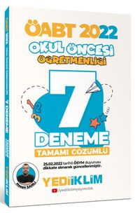 2022 ÖABT Okul Öncesi Öğretmenliği Tamamı Çözümlü 7 Deneme (25.02.2022 Tarihli Değişiklikler Dahil) 