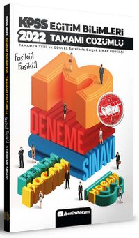 2022 KPSS Eğitim Bilimleri Tamamı Çözümlü 3 Fasikül Deneme 