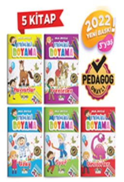 Okul Öncesi Boyama Seti (5 Kitap)