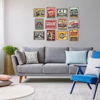 Full Frame Duvar Sanatları - Vintage Tablo Seti 6 (FF-DS299)