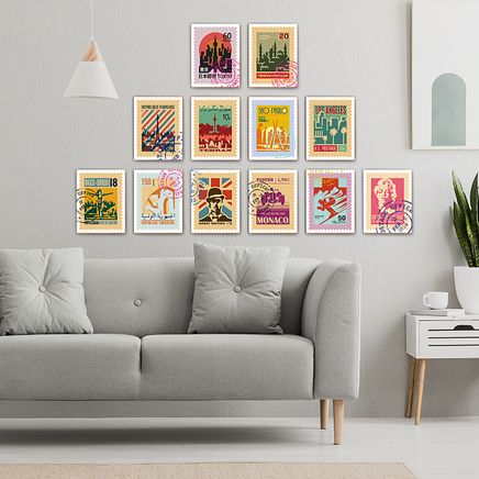 Full Frame Duvar Sanatları - Vintage Tablo Seti 4 (FF-DS297)