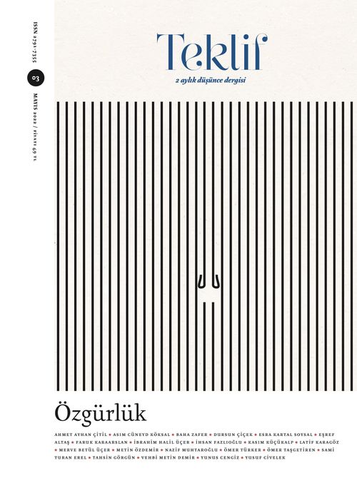 Teklif 2 Aylık Düşünce Dergisi Sayı:3 Mayıs 2022