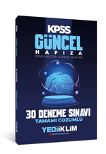 2022 KPSS Güncel Hafıza Genel Kültür- Güncel Olaylar Tamamı Çözümlü 30 Deneme Sınavı