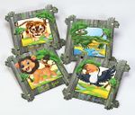 Full Frame Duvar Sanatları - Animal Frame Duvar Yapışkanlı 5 (MDF) (FF-DS309)