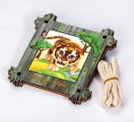 Full Frame Duvar Sanatları - Animal Frame İp Askılı 5 (Kontra) (FF-DS304)