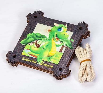 Full Frame Duvar Sanatları - Animal Frame İp Askılı 3 (Kontra) (FF-DS302)