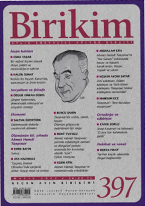 Birikim Aylık Sosyalist Kültür Dergisi Sayı:397 Mayıs 2022