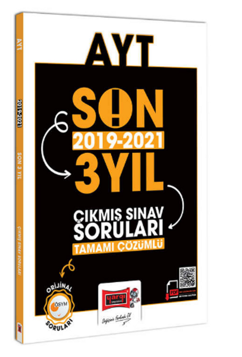 AYT Son 3 Yıl (2019-2021) Tamamı Çözümlü Çıkmış Sorular