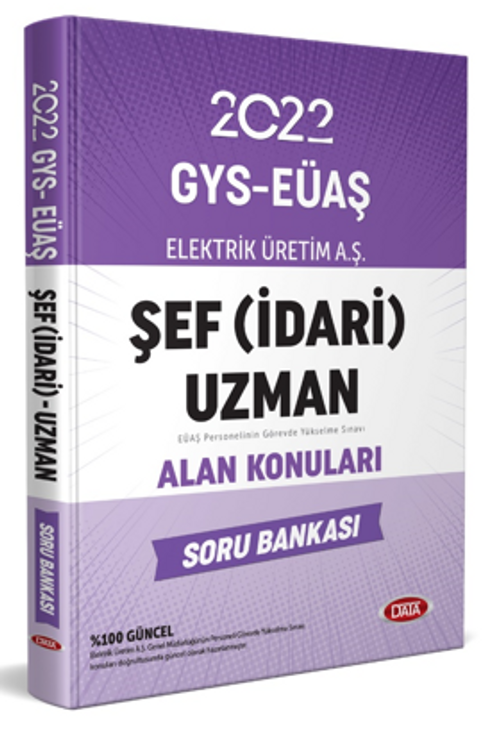 Elektrik Üretim Aş (Eüaş ) Gys Şef (İdari) Uzman Alan Soru Bankası 