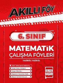 6. Sınıf Matematik Akıllı Çalışma Föyleri