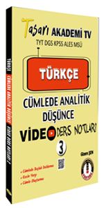 Türkçe Cümlede Analitik Video Ders Notları 3