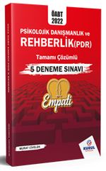 2022 ÖABT Empati Psikolojik Danışmanlık ve Rehberlik Tamamı Çözümlü 5 Deneme Sınavı