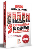 2022 KPSS Eğitim Bilimleri 5 Kafadardan 10 Deneme Tamamı Çözümlü
