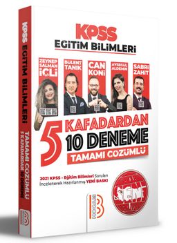 2022 KPSS Eğitim Bilimleri 5 Kafadardan 10 Deneme Tamamı Çözümlü