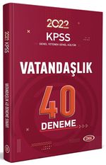 2022 KPSS Vatandaşlık  40 Deneme Sınavı 
