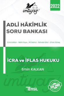 İmtiyaz Adli Hakimlik Çalışma Kitabı İcra ve İflas Hukuku 