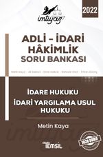 İmtiyaz Adli - İdari Hakimlik Soru Bankası & İdare Hukuku ve İdari Yargılama Usul Hukuku