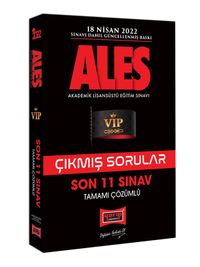ALES Son 11 Sınav Tamamı Çözümlü Çıkmış Sorular (18 Nisan 2022 Sınavı Dahil)