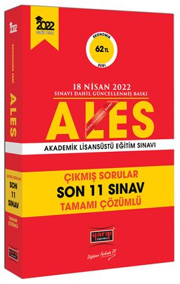 ALES Ekonomik Seri Son 11 Sınav Çıkmış Sorular (18 Nisan 2022 Sınavı Dahil)