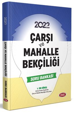 2022 Çarşı ve Mahalle Bekçiliği Soru Bankası