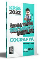 2022 KPSS Coğrafya ÖSYM Tarzı Seçmece Sorular Tamamı Çözümlü Soru Bankası