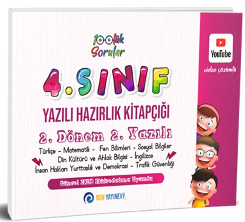 4. Sınıf Yazılı Hazırlık Kitapçığı 2. Dönem 2. Yazılı