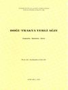 Doğu Trakya Yerli Ağzı (İnceleme-Derleme-Dizin) / 3-A-10