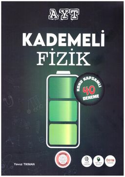 AYT Kademeli Fizik Denemeleri Konu Kapsamlı 40 Deneme