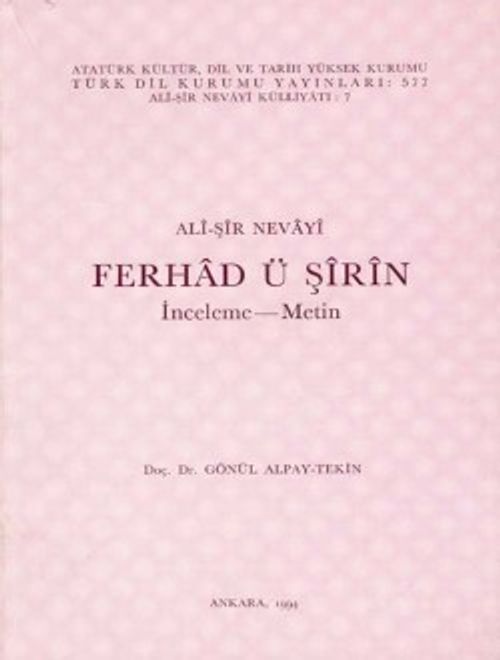 Ali Şir Nevayi: Ferhad ü Şirin