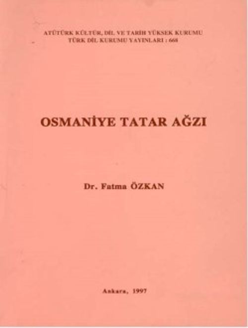 Osmaniye-Tatar Ağzı