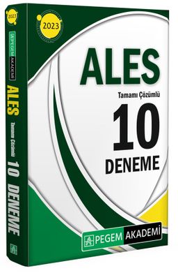 2023 Ales Tüm Adaylar İçin 10 Deneme
