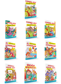 Çıkartmalı Masallar (10 Kitap)