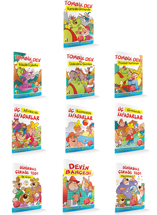 Çıkartmalı Masallar (10 Kitap)