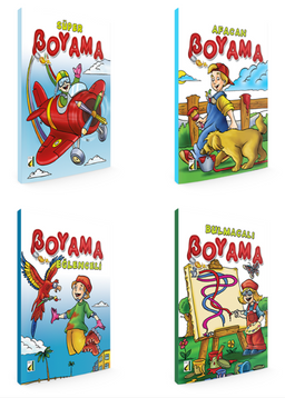 Süper Boyama (4 kitap)