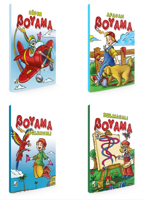 Süper Boyama (4 kitap)