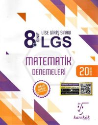 8. Sınıf LGS Matematik 20'li Deneme Sınavı