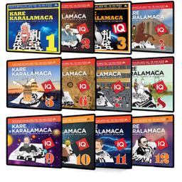 Dünya Beyin Olimpiyatları Kare Karalamaca Serisi (12 Kitap Takım)