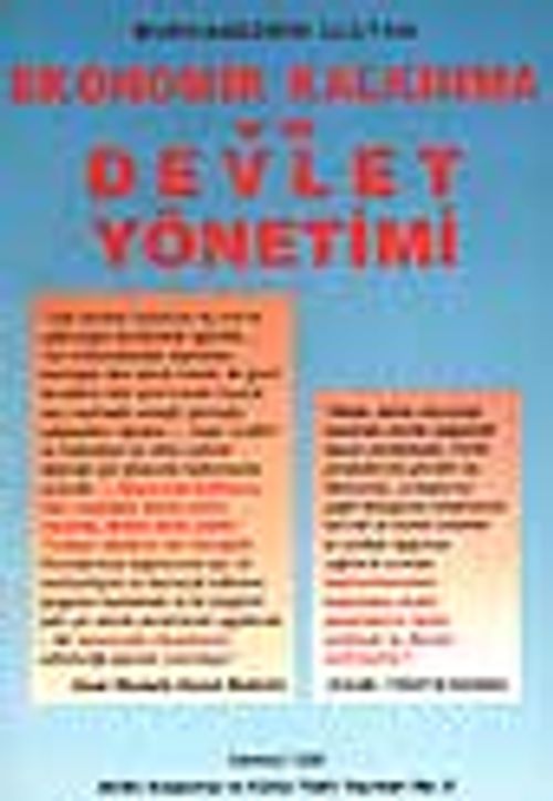 Ekonomik Kalkınma ve Devlet Yönetimi
