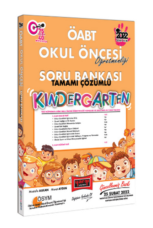 2022 ÖABT Okul Öncesi Öğretmenliği Kindergarten Tamamı Çözümlü Soru Bankası