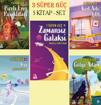 3 Süper Güç- 5 Kitap Set